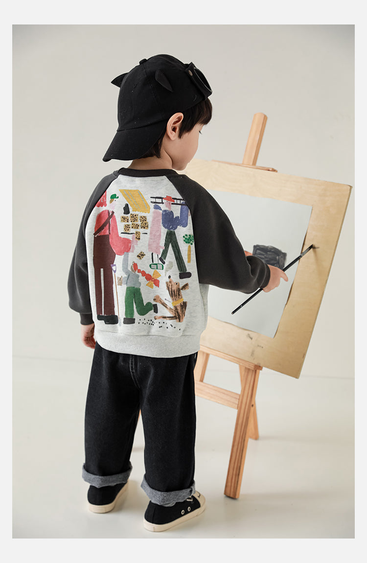 Story Time Dog Fleece Sweatshirt