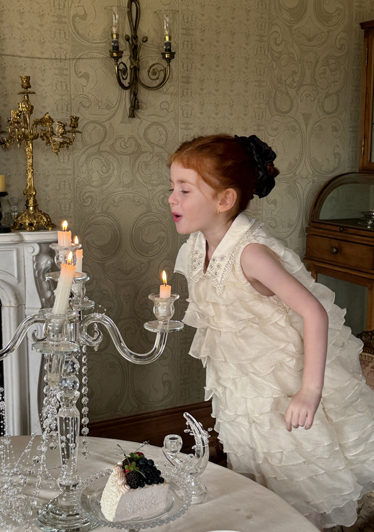 Pearl Ruffle Sonata Dress