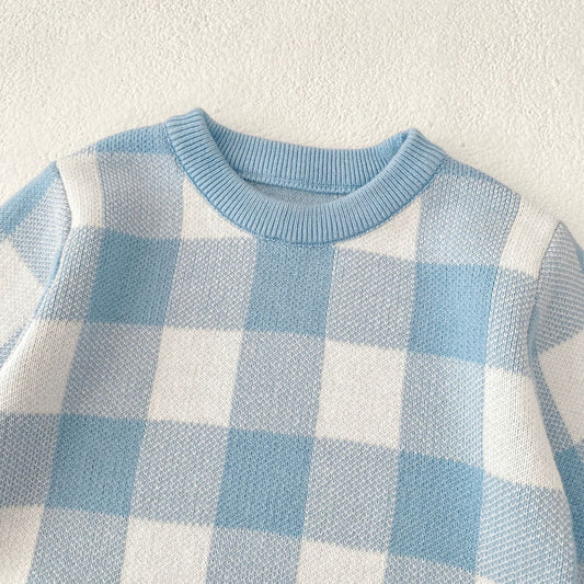 Autumn Wander Plaid Romper