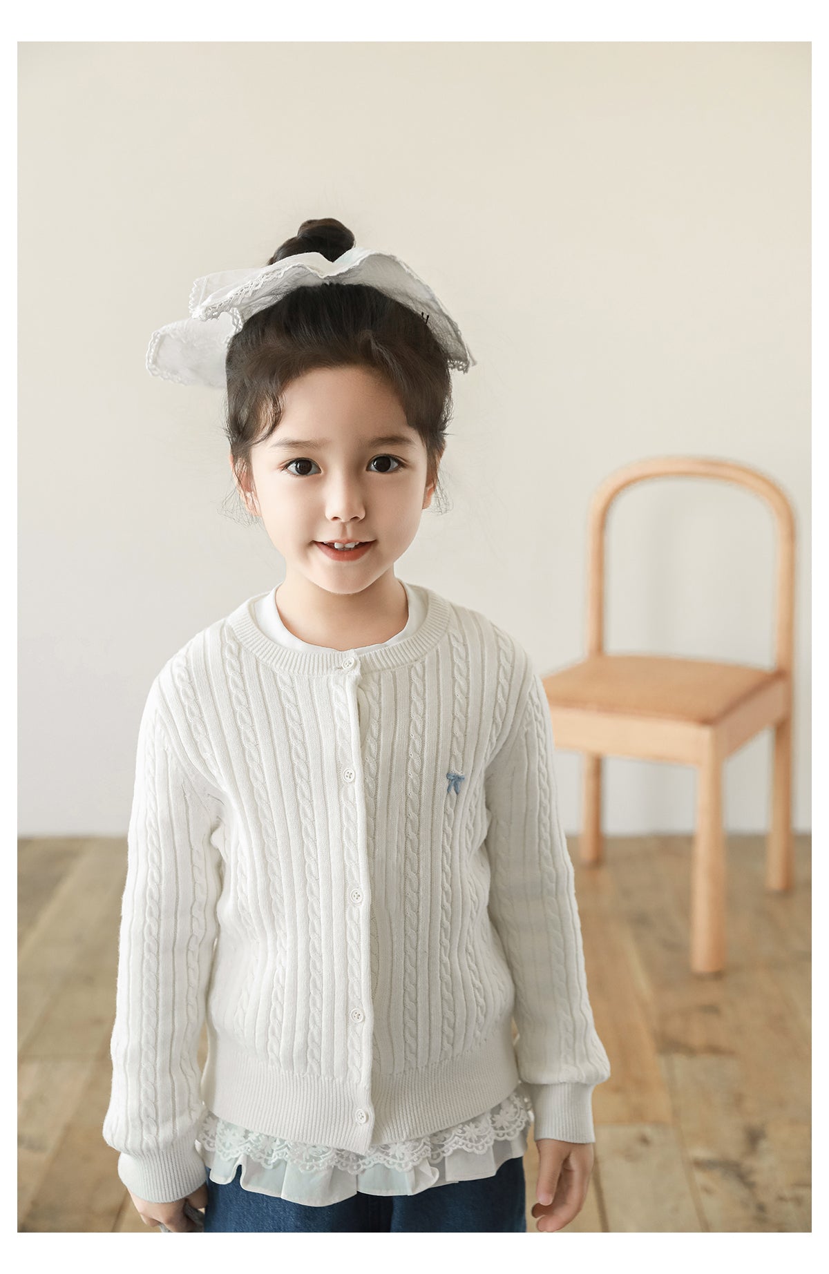 Ribbon Bloom Cardigan