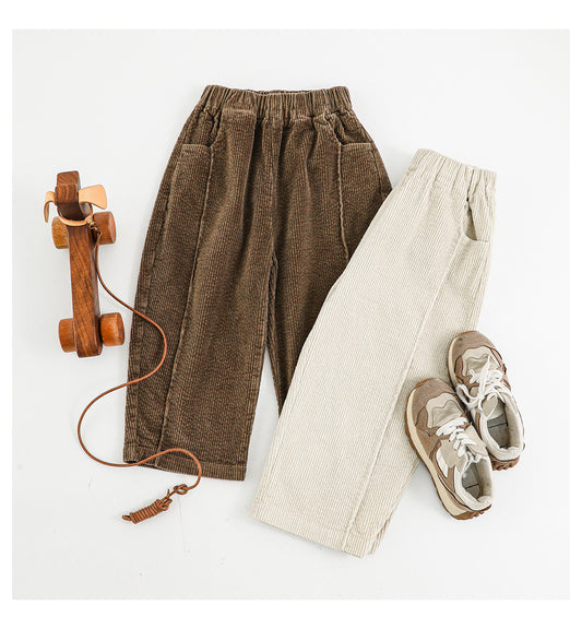 Refined Path Cord Trousers