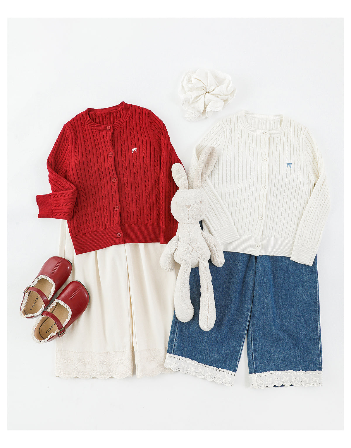 Ribbon Bloom Cardigan