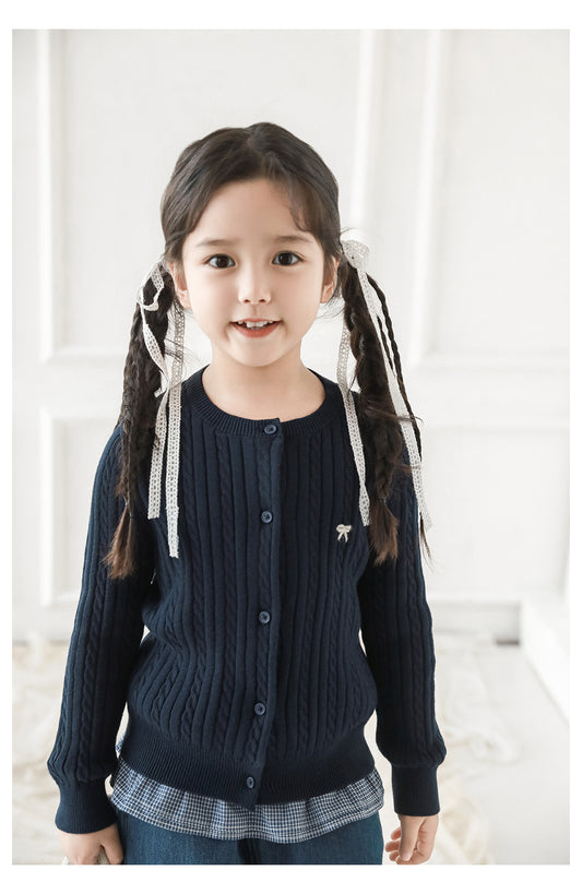 Ribbon Bloom Cardigan