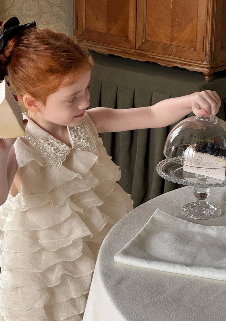 Pearl Ruffle Sonata Dress
