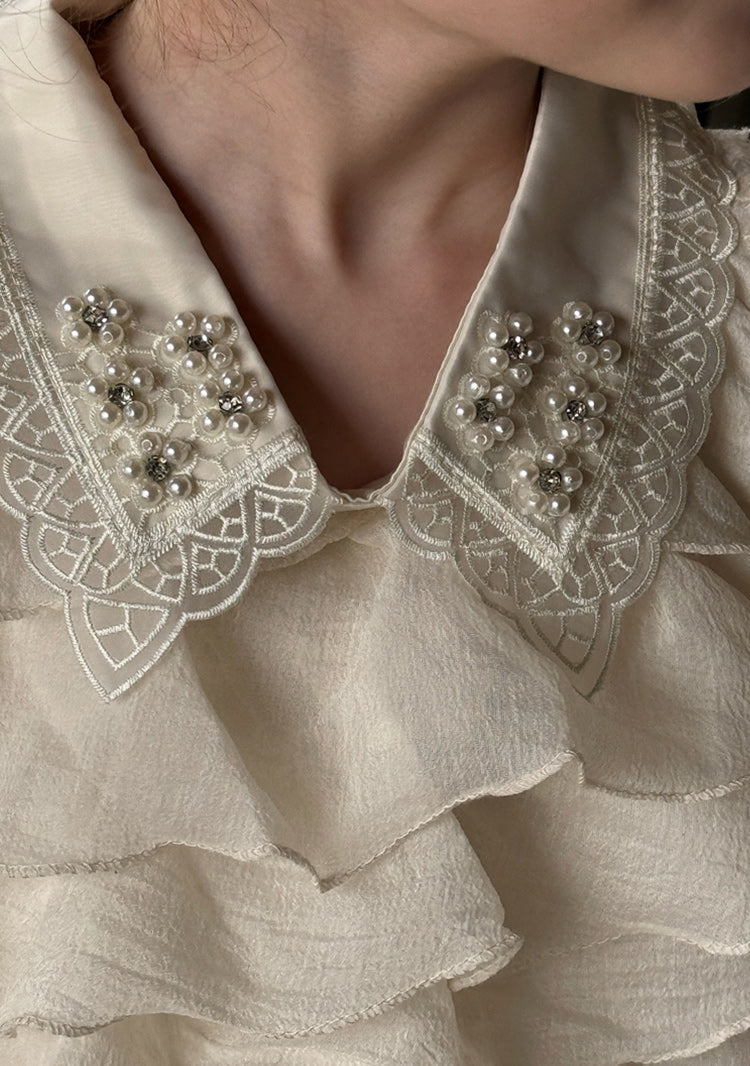 Pearl Ruffle Sonata Dress