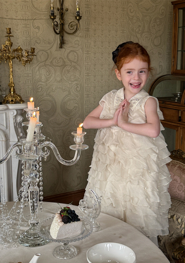 Pearl Ruffle Sonata Dress