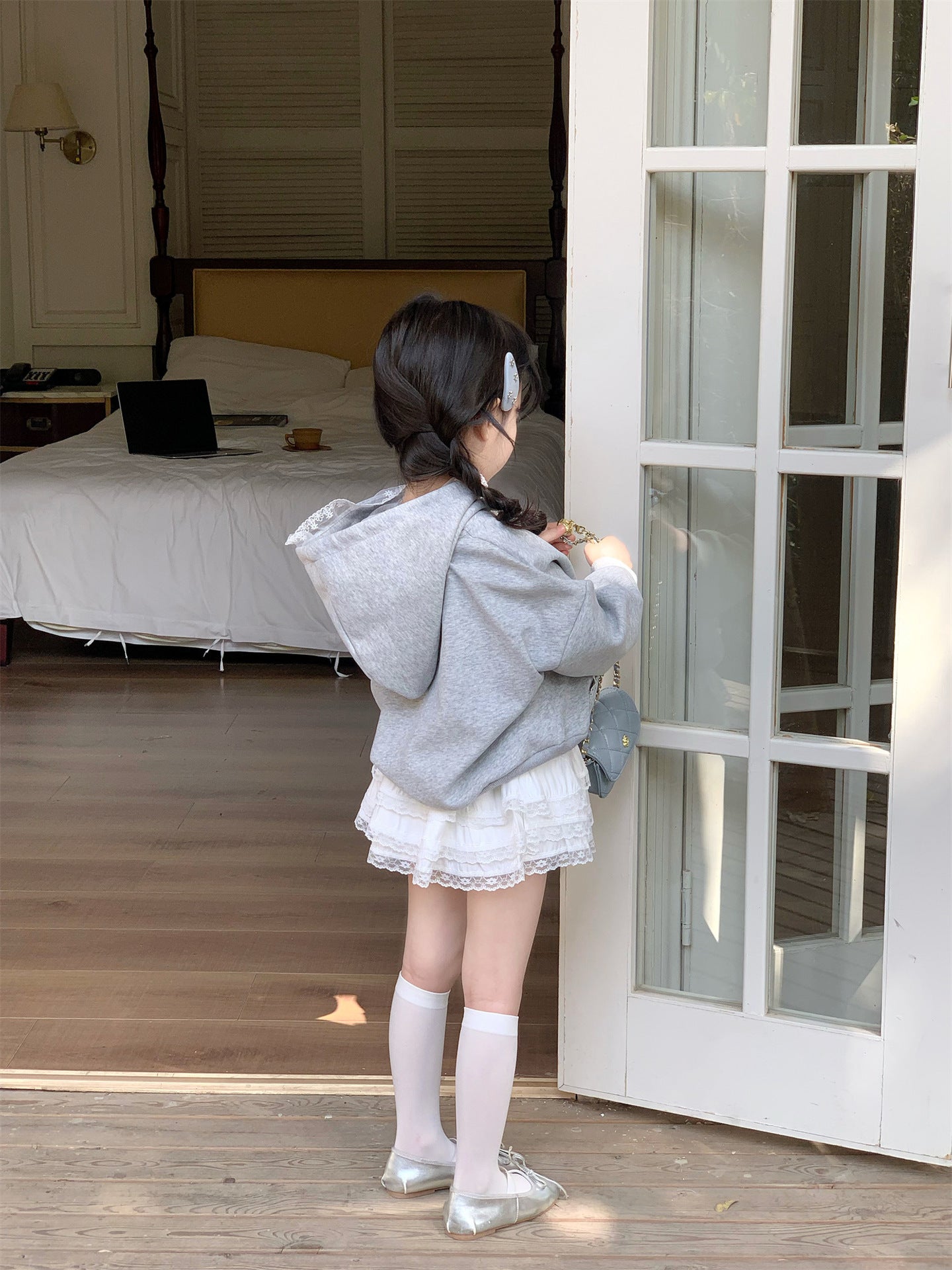 Blue Bow Dream Hoodie