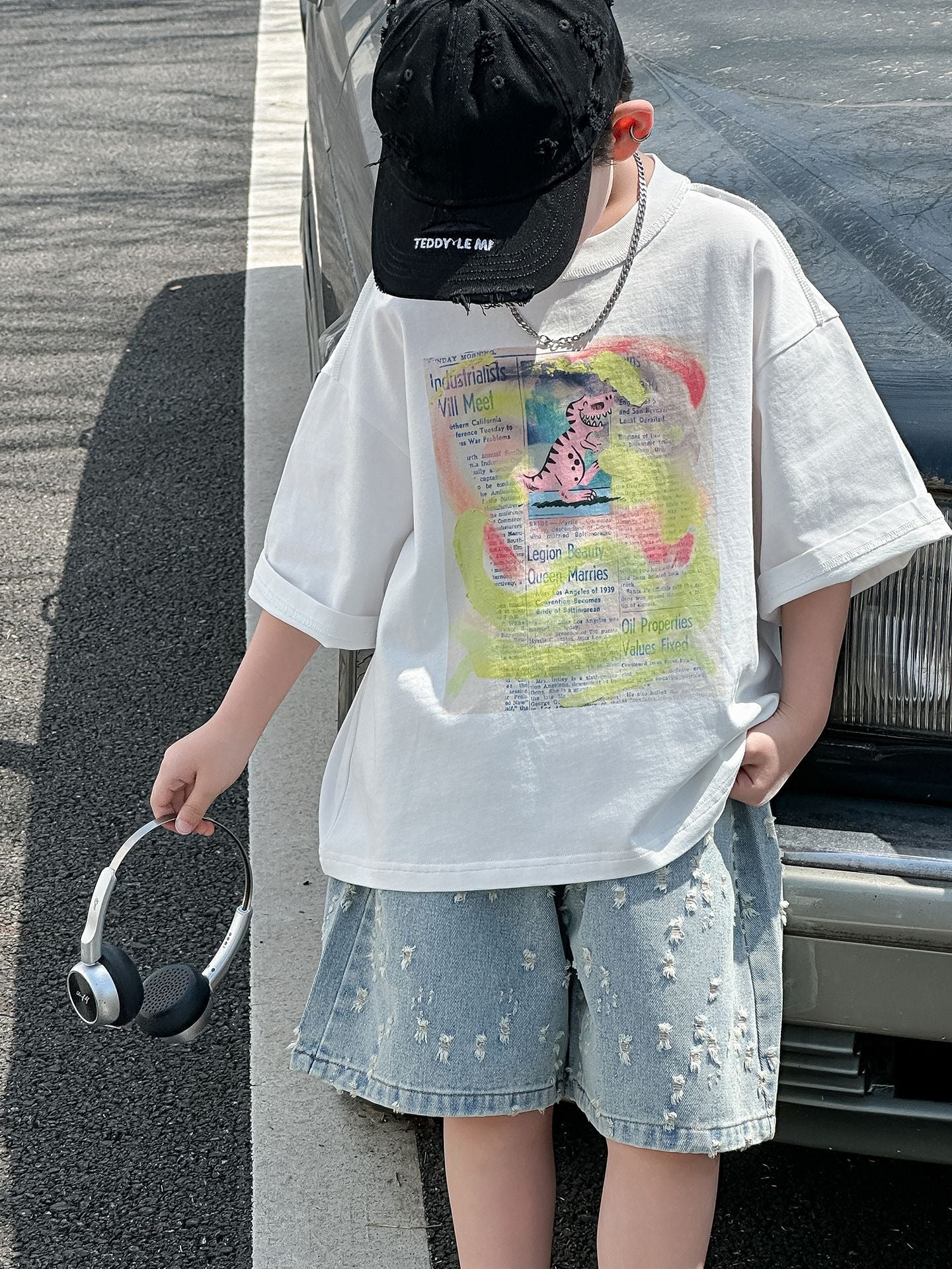 Street Play Denim Shorts