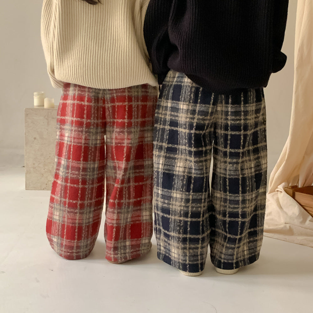Cozy Plaid Lounge Pants