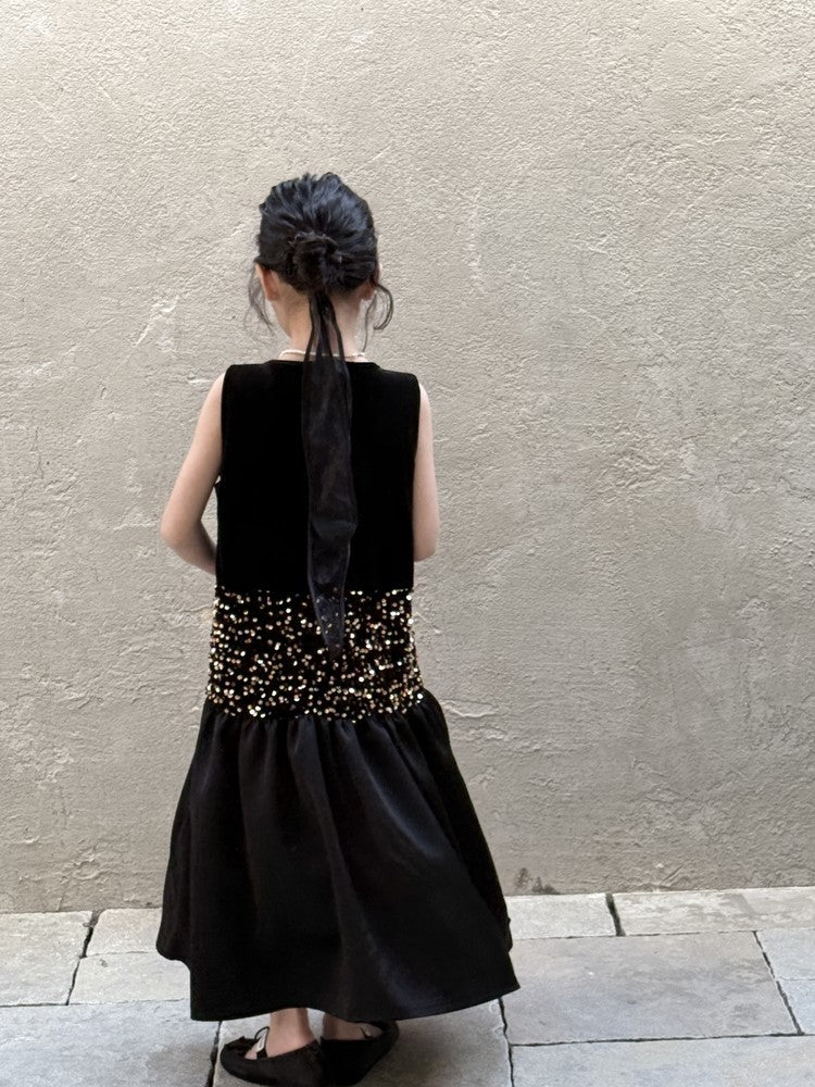 Midnight Noir Velvet Dress