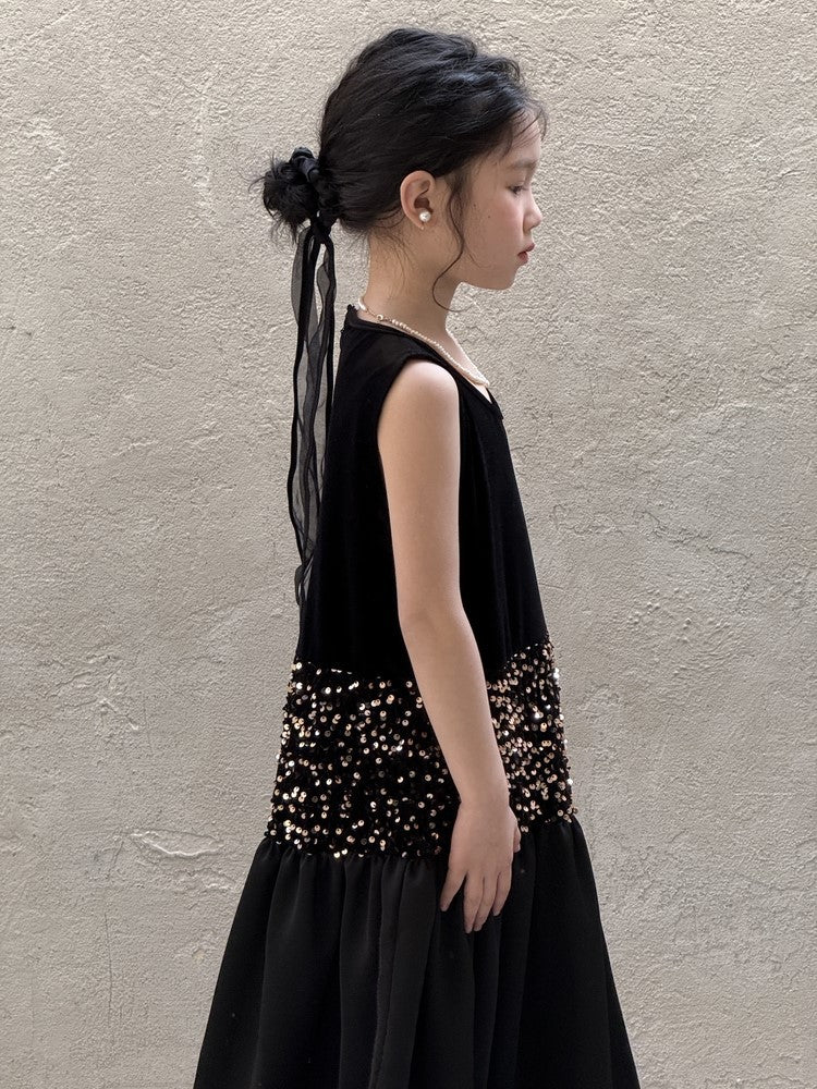 Midnight Noir Velvet Dress