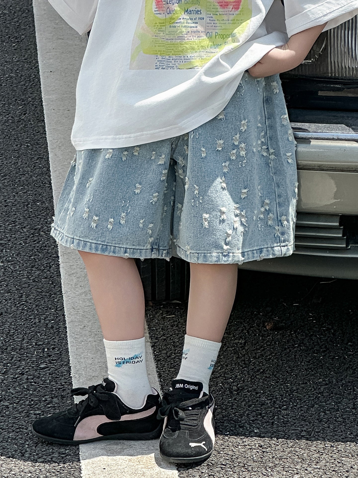 Street Play Denim Shorts