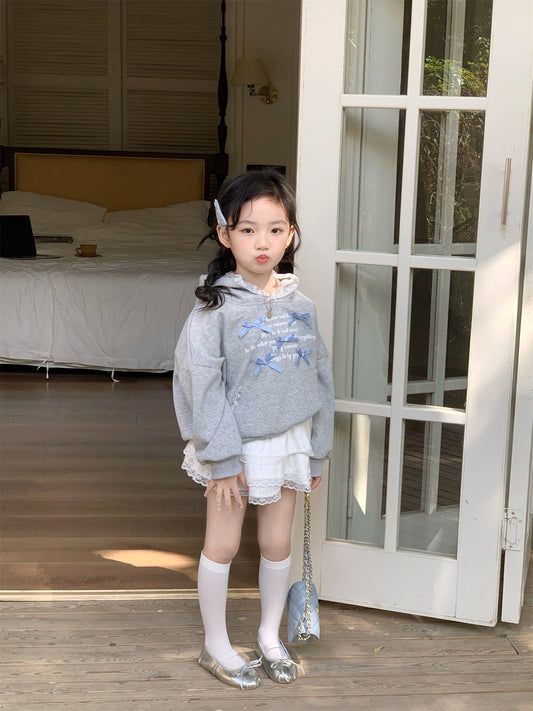 Blue Bow Dream Hoodie