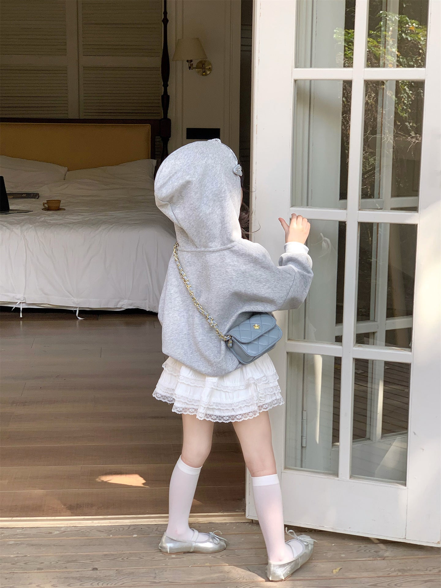 Blue Bow Dream Hoodie