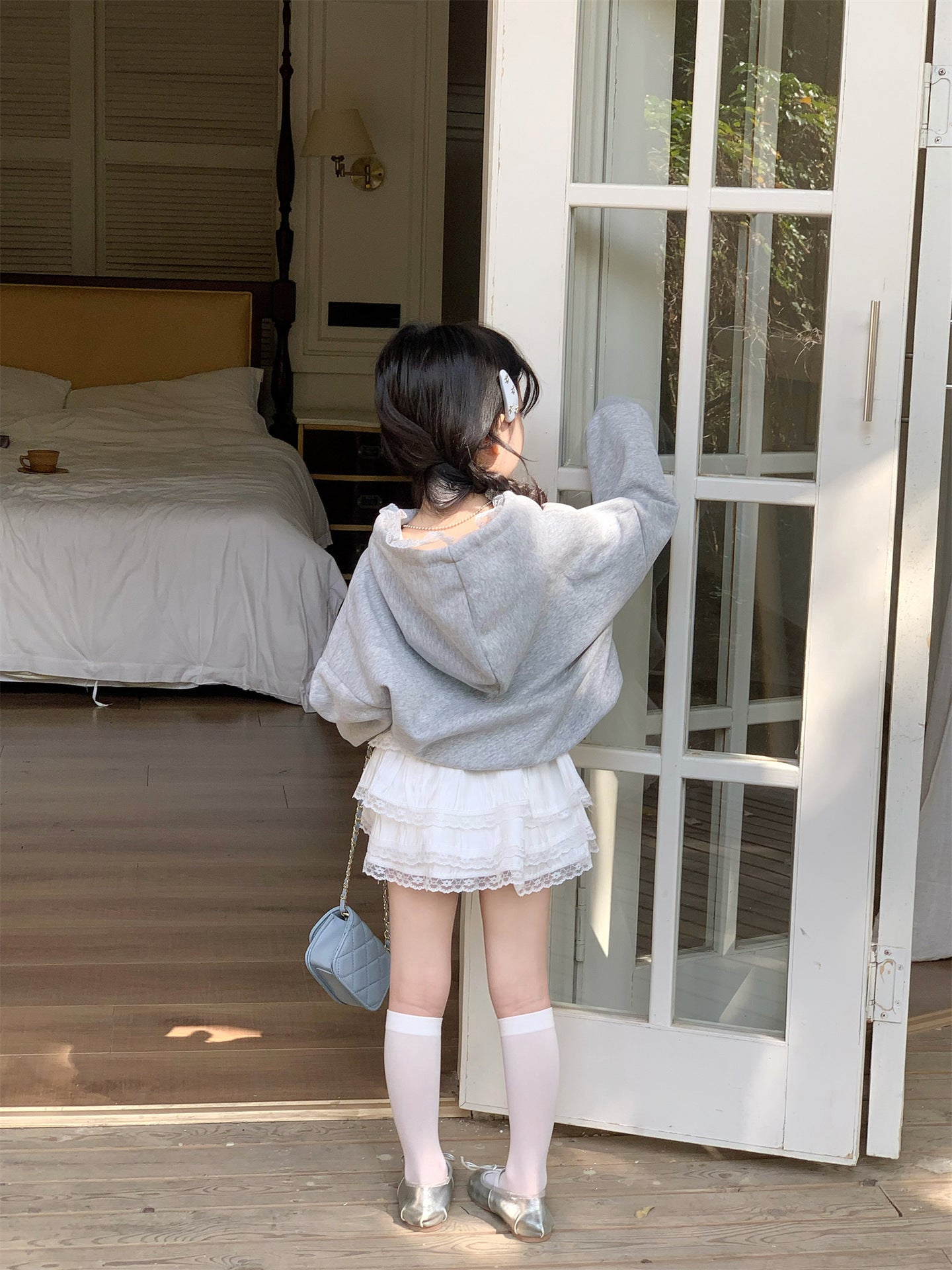 Blue Bow Dream Hoodie