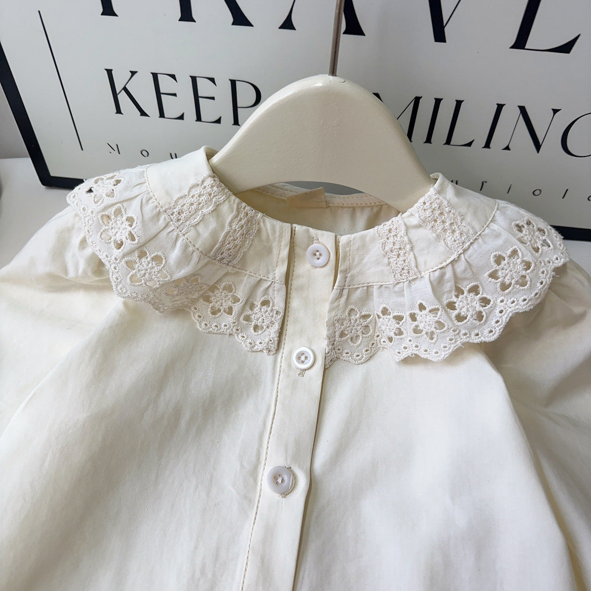Victorian Lace Blouse & Skirt Set