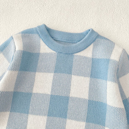 Autumn Wander Plaid Romper