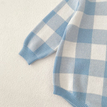 Autumn Wander Plaid Romper