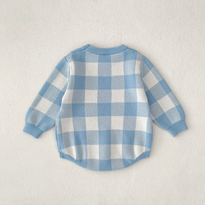 Autumn Wander Plaid Romper