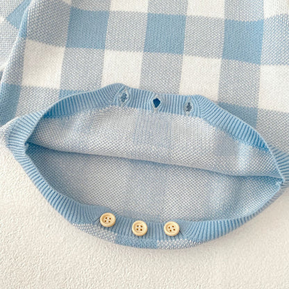 Autumn Wander Plaid Romper