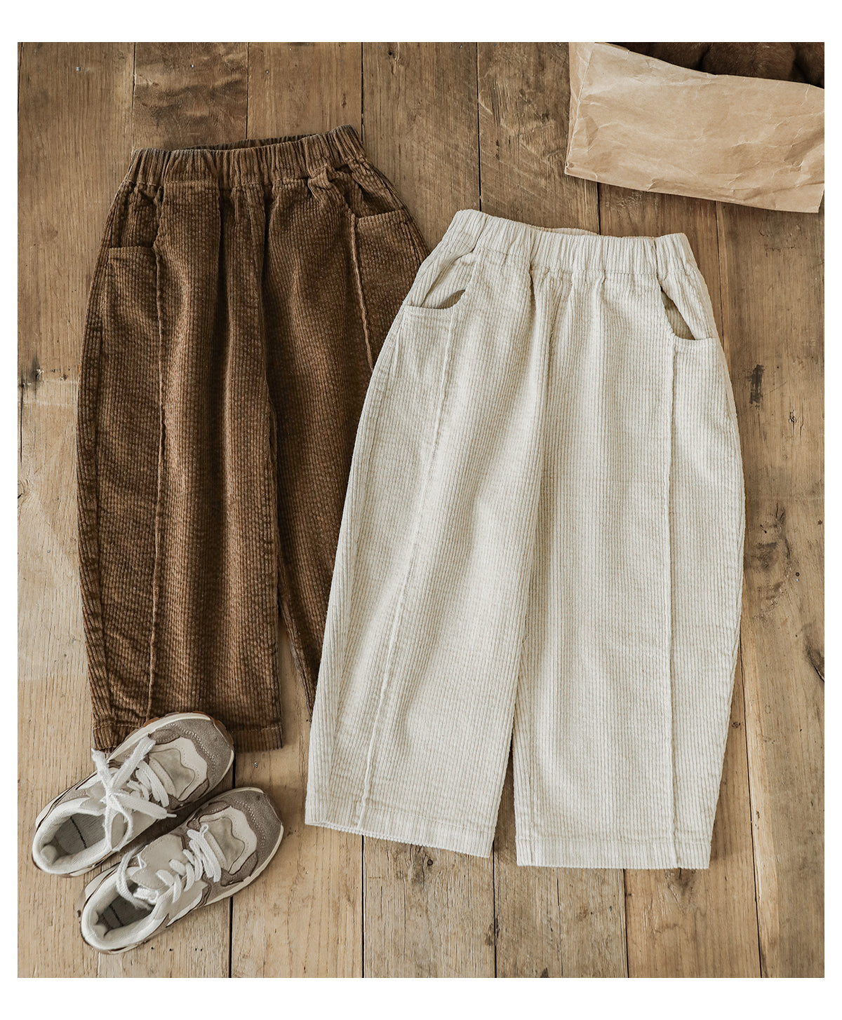 Refined Path Cord Trousers