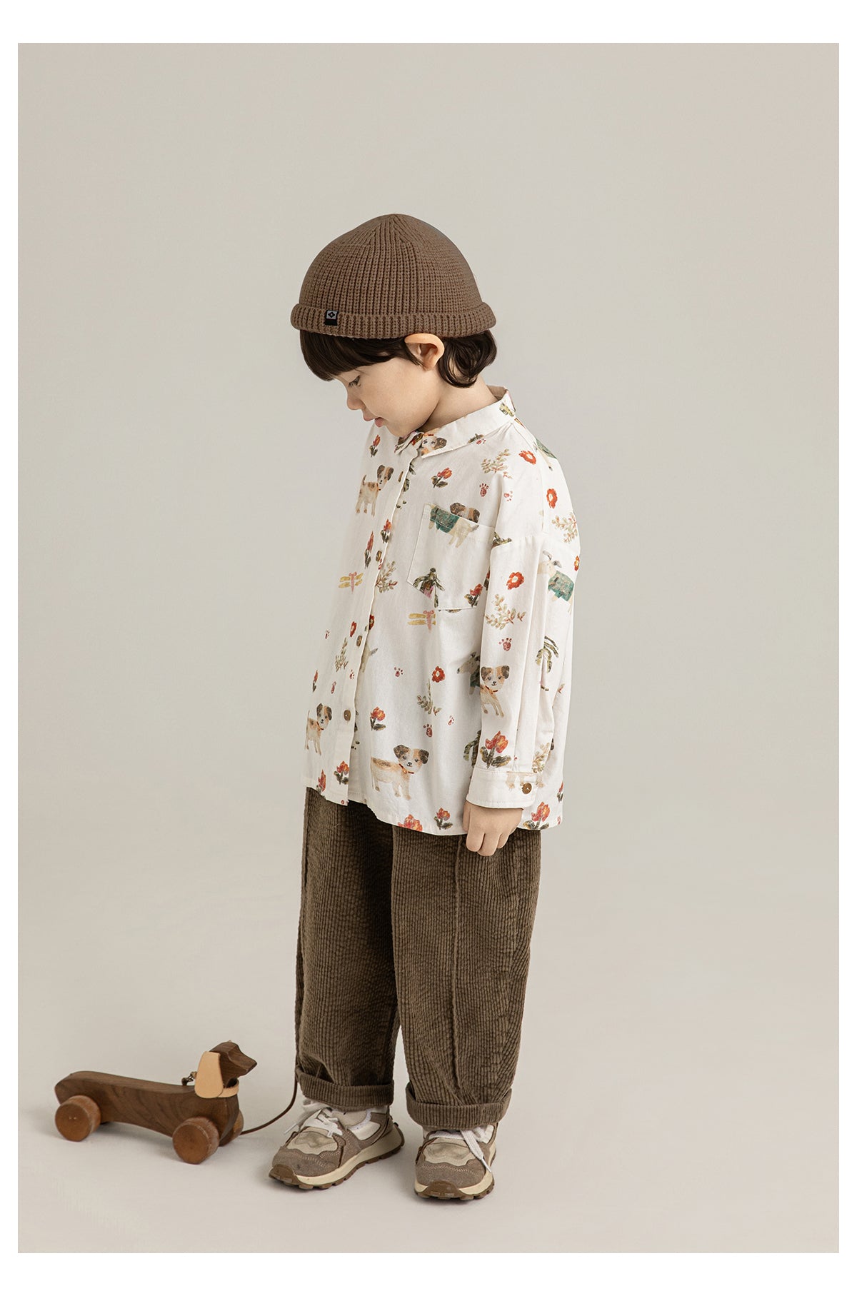 Refined Path Cord Trousers