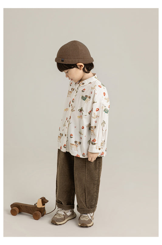Refined Path Cord Trousers