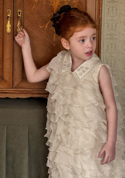 Pearl Ruffle Sonata Dress