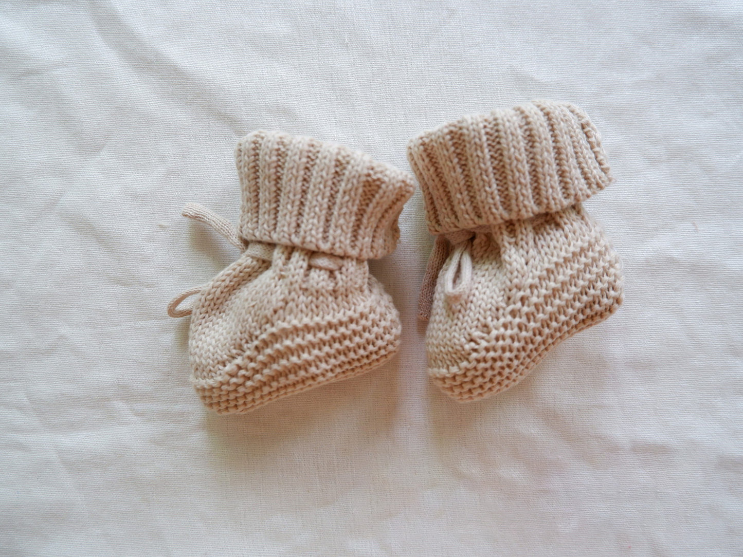 Cozy Speckle Knit Booties