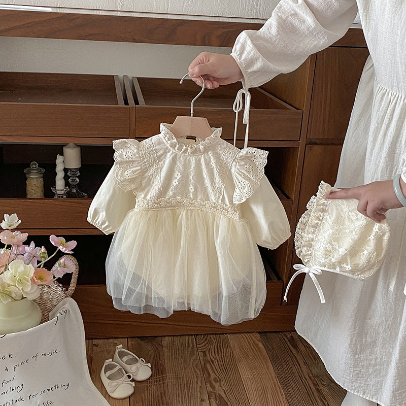 Daydream Lace Tulle Baby Set