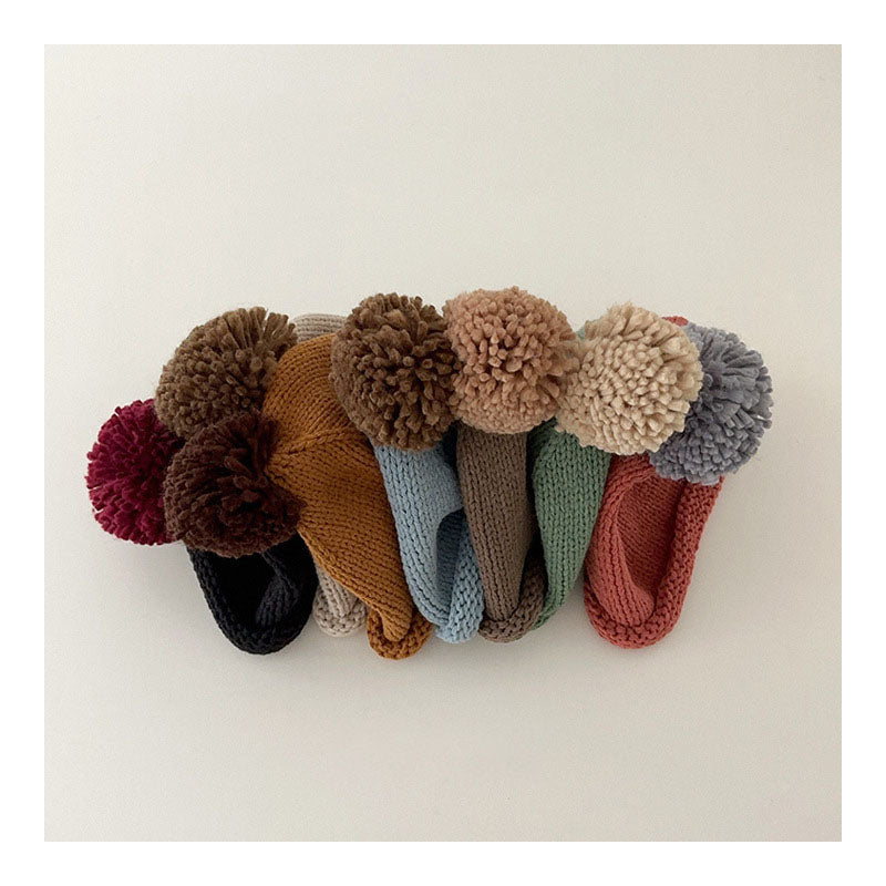 Cozy Pom-Pom Knit Hat (7 Colors)
