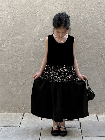 Midnight Noir Velvet Dress