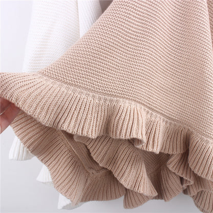 DreamKnit Ruffle Blanket