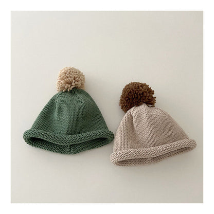 Cozy Pom-Pom Knit Hat (7 Colors)