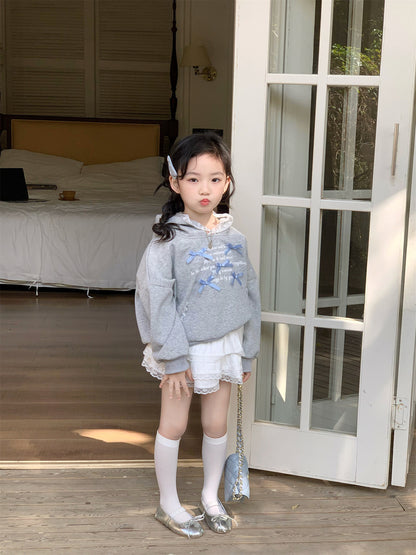 Blue Bow Dream Hoodie