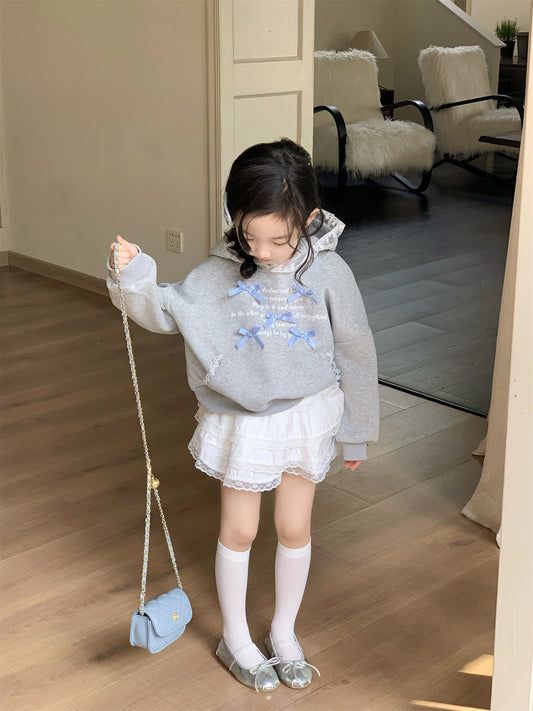 Blue Bow Dream Hoodie