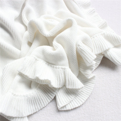 DreamKnit Ruffle Blanket